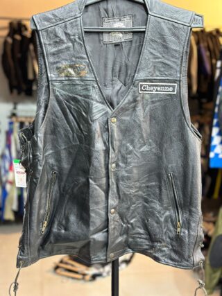 SCREAMING EAGLE LEATHER  VEST RJ-SIZE-3XL-46-48