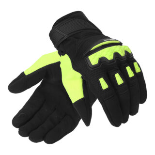 URBAN HUSTLER V2 ROYAL ENFIELD GLOVES - NEON