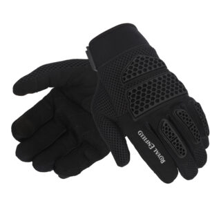 STREET ACE V2 ROYAL ENFIELD  GLOVES - BLACK