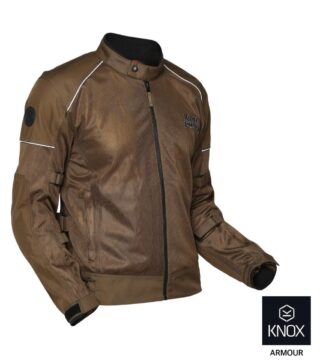 STREETWIND V2 ROYAL ENFIELD RIDING JACKET BROWN