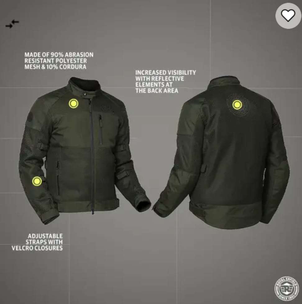 WINDFARER ROYAL ENFIELD JACKET-OLIVE - Image 4