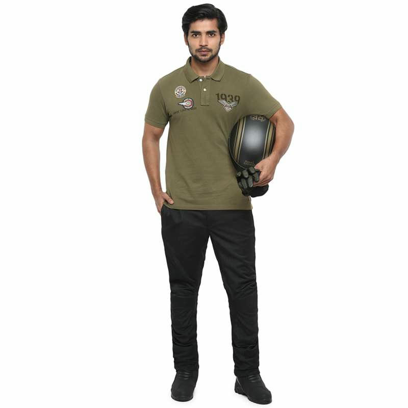 CEARA ROYAL ENFIELD RIDING TROUSER - BLACK - Image 3