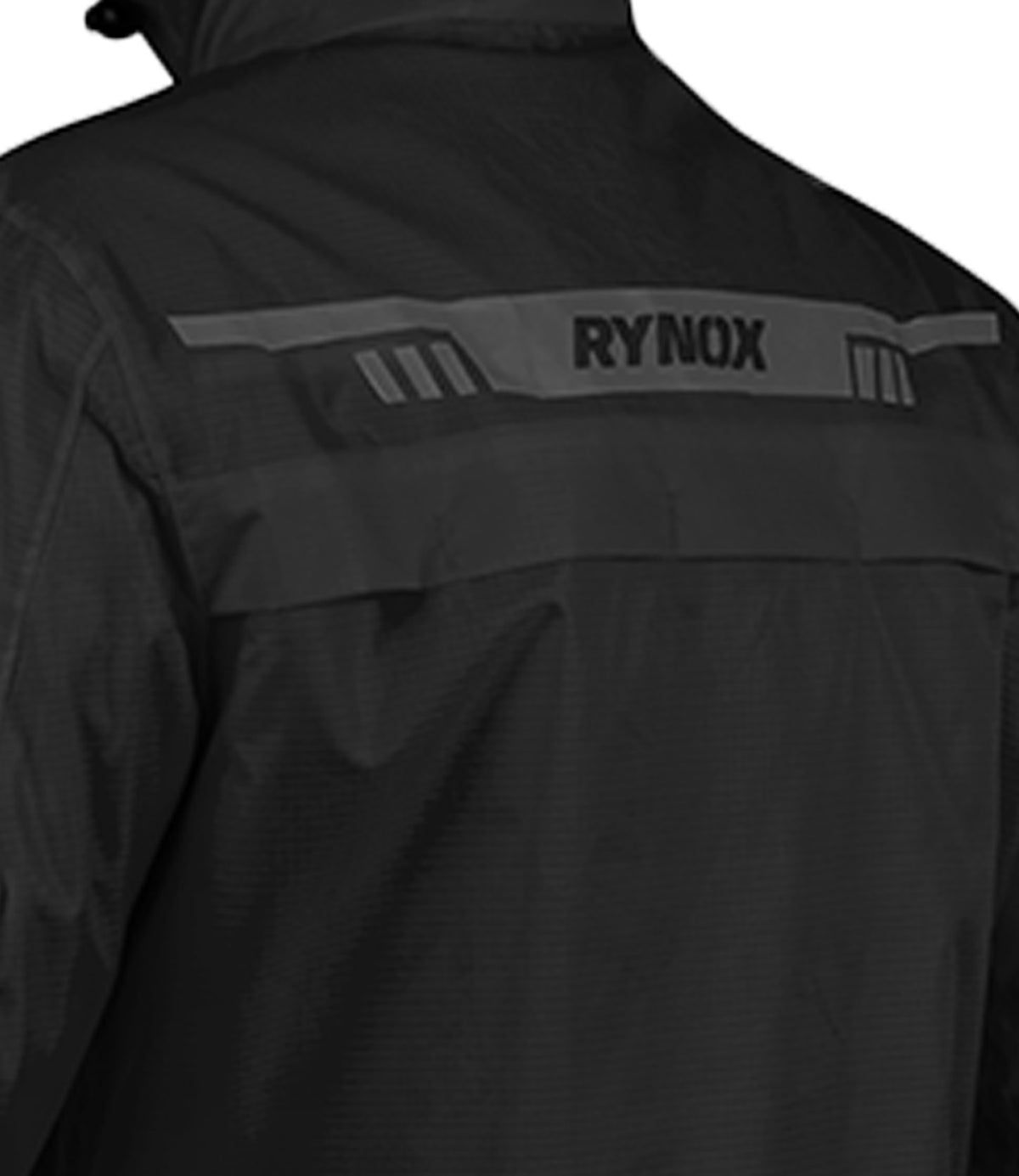 Rynox H2GO Pro 3 Rain Jacket (Black) - Image 7