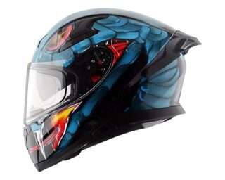 Axor Apex Venomous ISI ECE DOT Certified Full Face Dual Visor Helmet