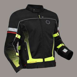 EXPLORER V4 PRINT RIDING JACKET - Aura Green BLACK