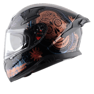 Apex Trance Helmet ISI ECE DOT Certified Full Face Dual Visor Helmet