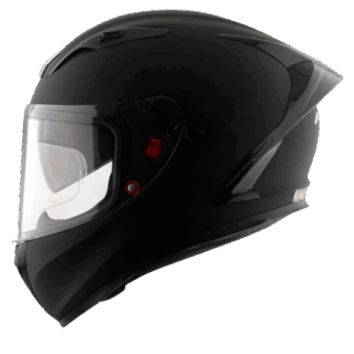 Street Solid Matt Black ISI ECE DOT Certified Full Face Dual Visor Helmet