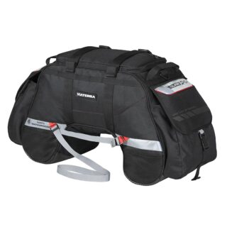 ViaTerra 72L Claw Motorcycle Tail Bag With Dry Bag & Free Outer Rain Dust Cover Black