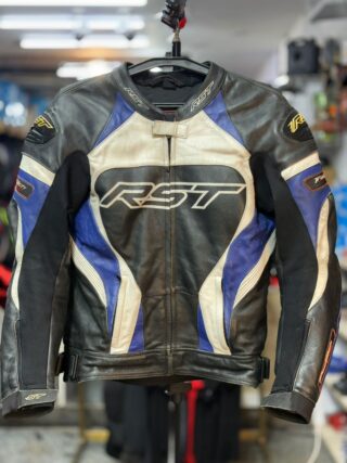 RST BACK HUMP LEATHER JACKET WITH LVL 2 PROTECTION SIZE L CHEST 42