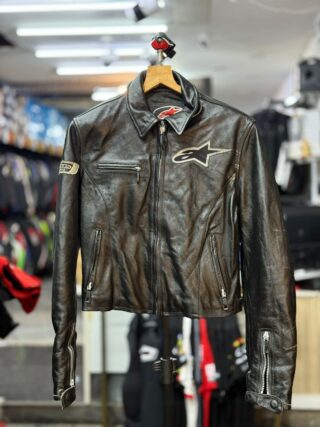 ALPINESTAR LEATHER RIDING JACKET WITH LVL 2 PROTECTION SIZE S