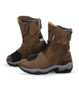 CRAMSTER BY RYNOX FLUX MOTORCYCLE TOURING BOOTS - Brown