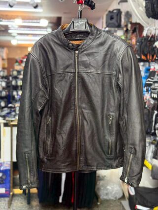 IXON LEATHER RIDING JACKET LEVEL 2 PROTECTION SIZE 2xl (46 CHEST)