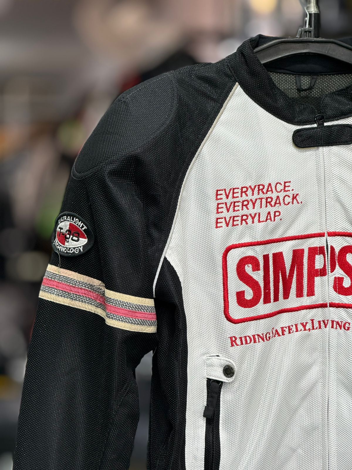 SIMPSON MESH RIDING JACKET WITH LEVEL 2 PROTECTION SIZE M Chest 40 - Image 3