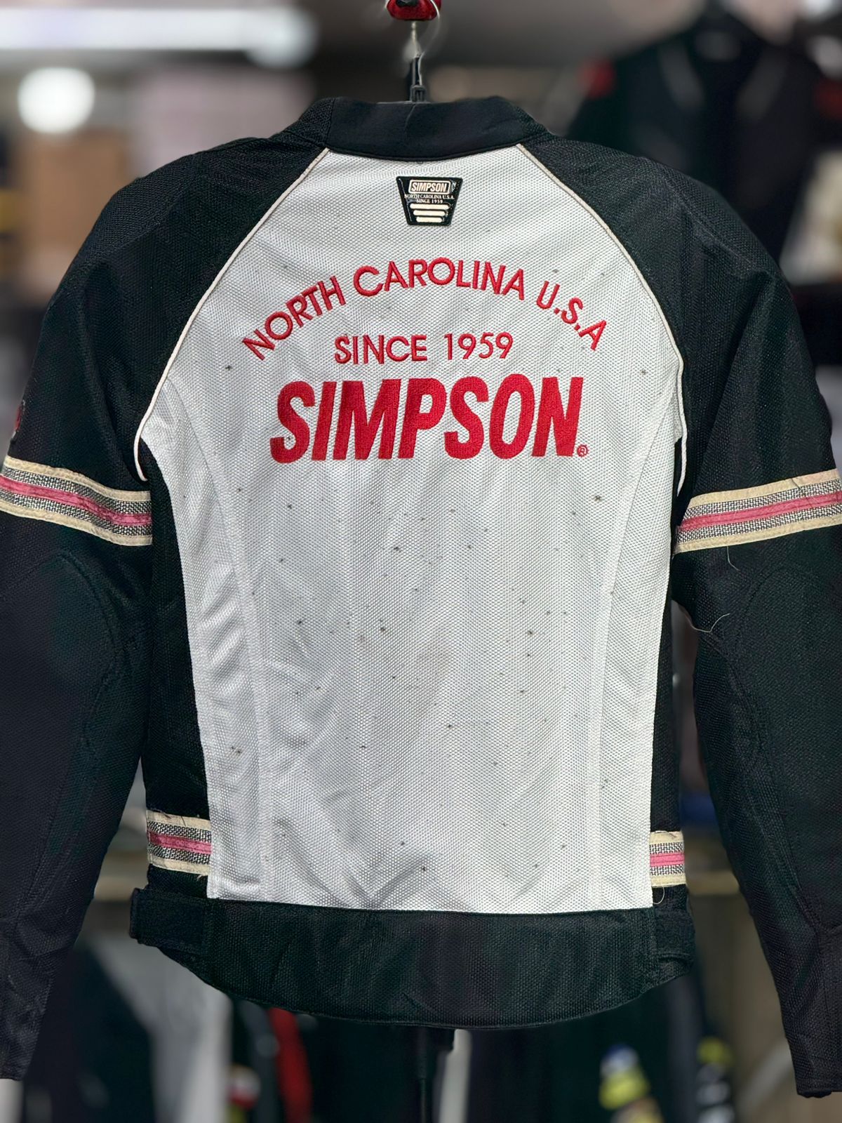 SIMPSON MESH RIDING JACKET WITH LEVEL 2 PROTECTION SIZE M Chest 40 - Image 2