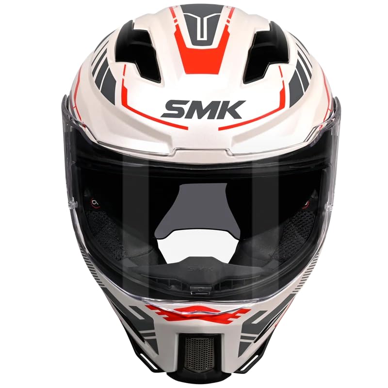 SMK Agnar TEKTRON Full Face Dual Visor Helmet, ISI, DOT & ECE 22.06 Certified, Pinlock 30 Insert - Image 4