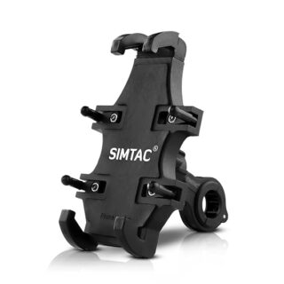 SIMTAC Super Grip Mobile Holder for All Bikes/Scooters| Ideal for Maps and GPS Navigation