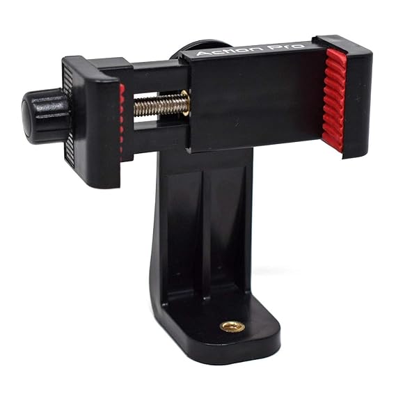 Action Pro Made in India (6-Month Warranty) Universal 360 Tripod Adapter | Phone Tripod Mount | Cell Phone Holder Mount Adapter Compatible with Xiaomi, Samsung, Vivo Realme, Oppo Apple, Micromax