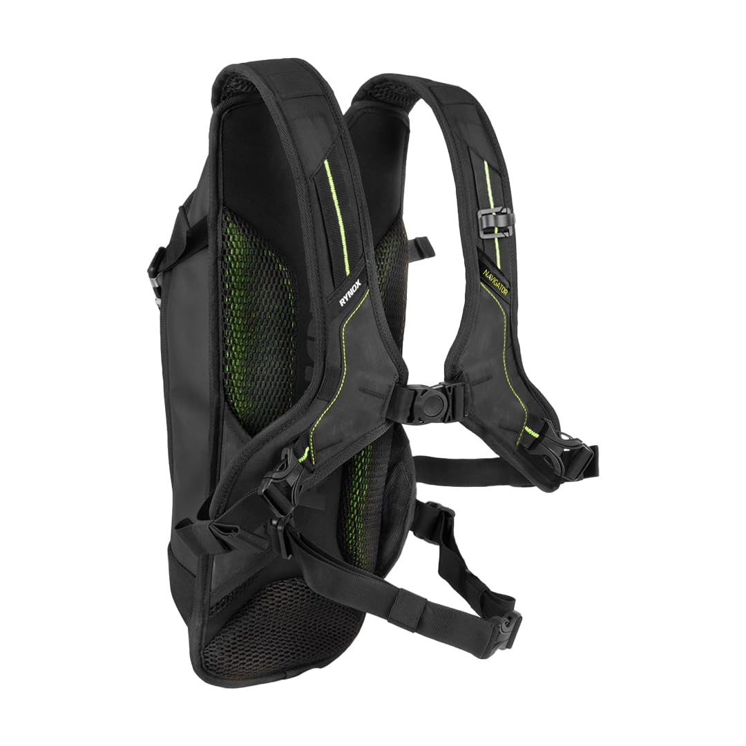 Rynox Navigator Hydration Backpack - 4 Ltr I BackTrack Adjustable Harness Technology | 600D Cordura Panels - Image 2