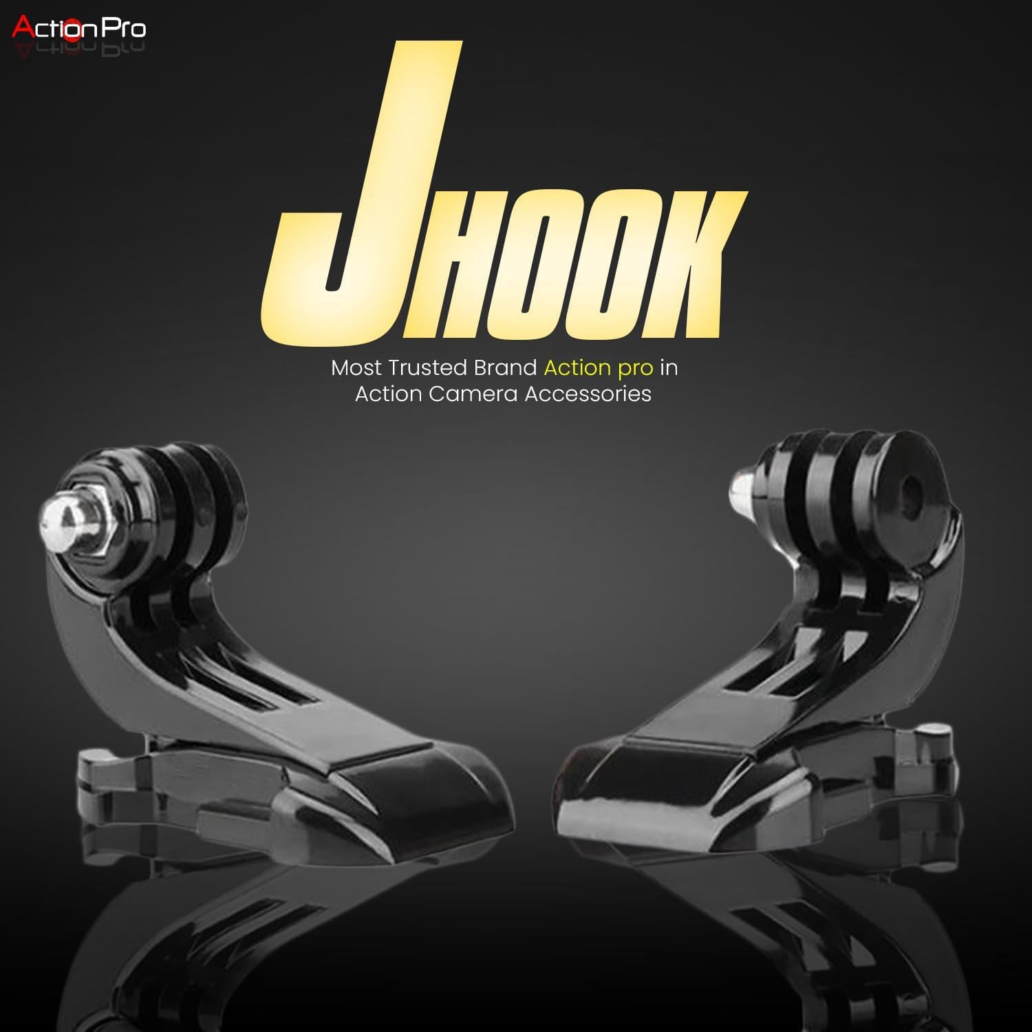 Action Pro Made in India Improved Tough J-Hook Quick Release Buckle Mount Compatible with GoPro Hero 13/12/11/10/9/8/7/6/5/4, AKASO, SJCAM, YI, DJI Osmo, Insta360, EKEN 4K & Other Action Cameras - Image 5