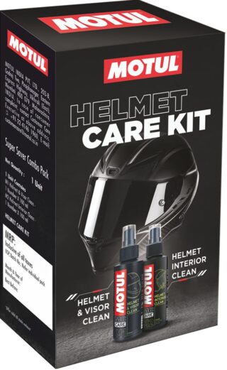 Motul Helmet Care Kit – Helmet Visor & Interior Cleaner Spray Anti-Bacterial