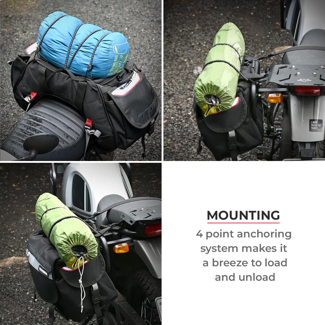 ViaTerra Reflective Bungee Cord for Bike Luggage with Hooks - Durable Bike Rope and Luggage Tie Down, Perfect Bungee Cord and Luggage Rope for Bikers - Image 6