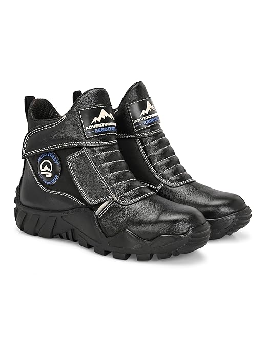 Eego Italy Men's TREKGOAT Genuine leather anti skid water resistant trekking boots with complete protection - Image 7