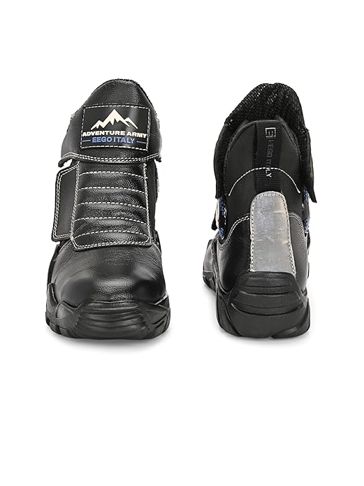 Eego Italy Men's TREKGOAT Genuine leather anti skid water resistant trekking boots with complete protection - Image 6