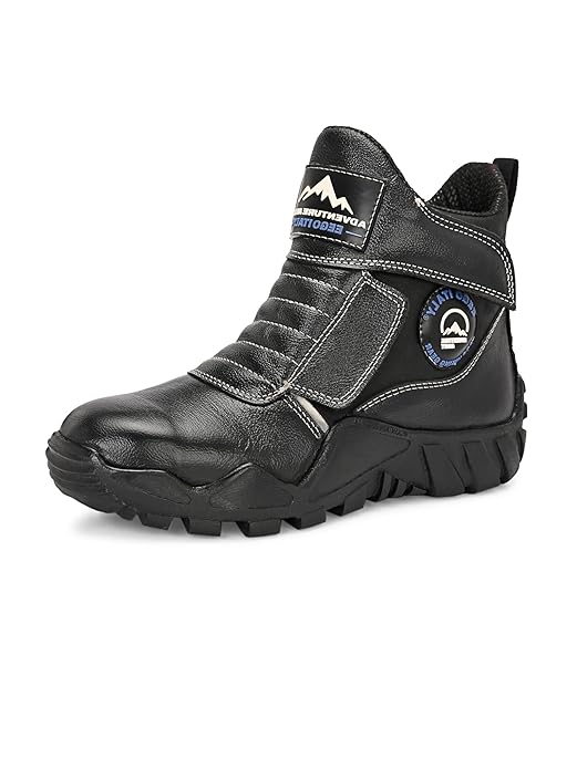 Eego Italy Men's TREKGOAT Genuine leather anti skid water resistant trekking boots with complete protection - Image 2