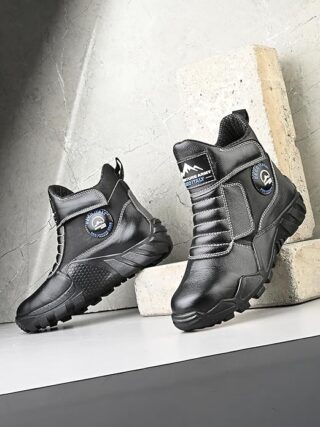 Eego Italy Men's TREKGOAT Genuine leather anti skid water resistant trekking boots with complete protection