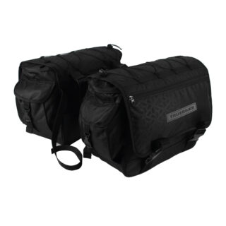 TRUE RIDER SADDLE BAG 35+35 Ltr 100% WATERPROOF WITH RAIN COVER AND DRY BAG