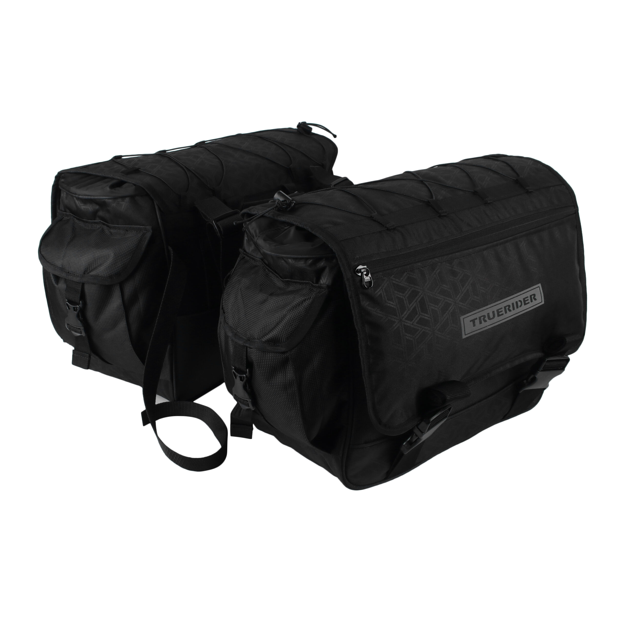 TRUE RIDER SADDLE BAG 35+35 Ltr 100% WATERPROOF WITH RAIN COVER AND DRY BAG