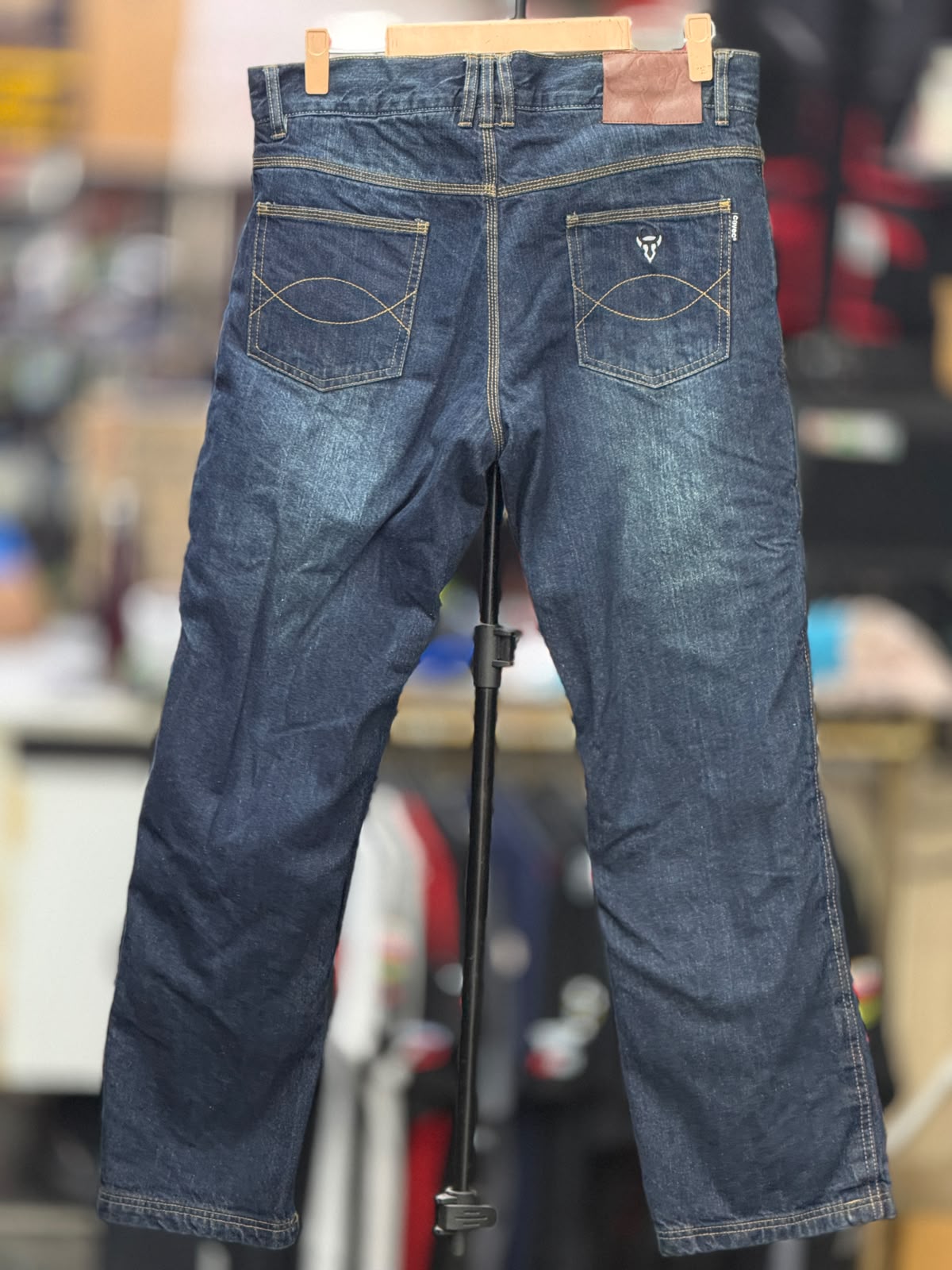 BULL IT RIDING DENIM RIDING PANT WITH LEVEL 2 PROTECTION SIZE 36 WAIST - Image 6