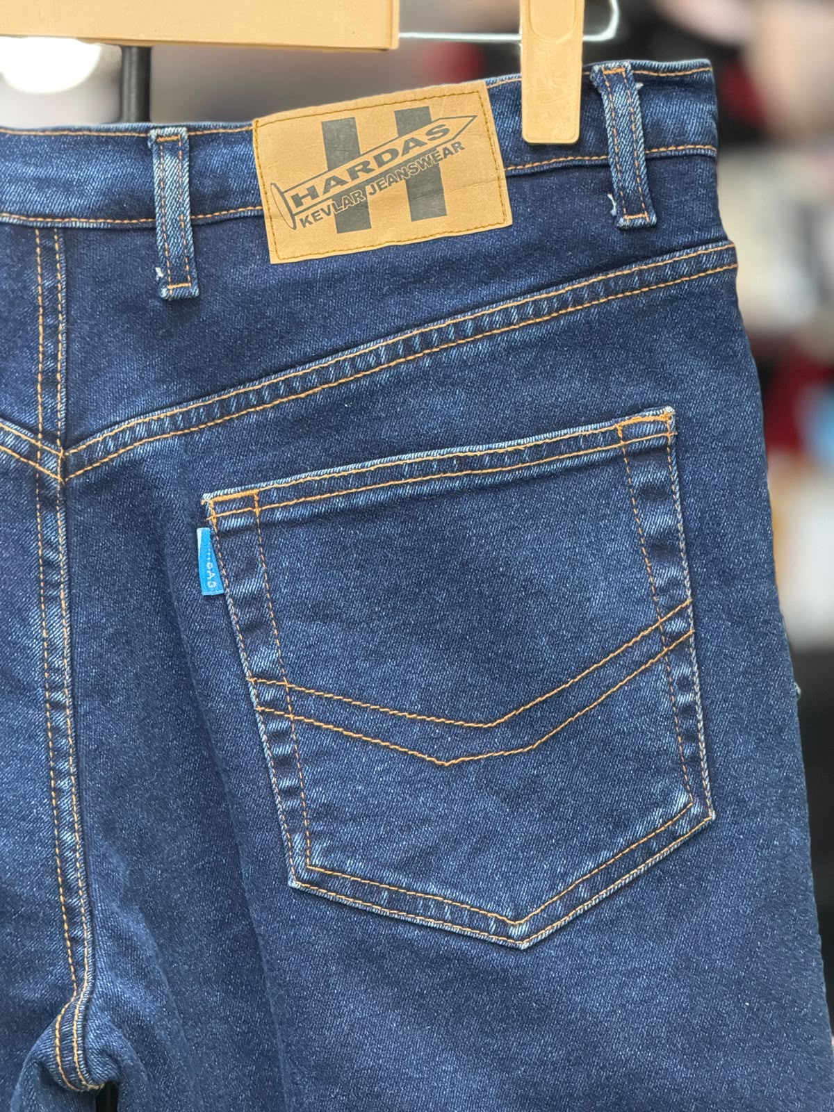HARDAS RIDING DENIM RIDING PANT WITH LEVEL 2 PROTECTION SIZE 32 WAIST - Image 4