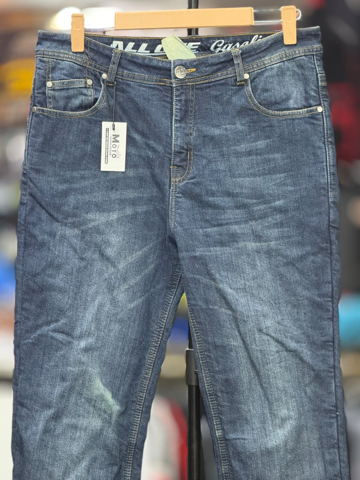ALL ONE RIDING DENIM RIDING PANT WITH LEVEL 2 PROTECTION SIZE 32 WAIST - Image 3
