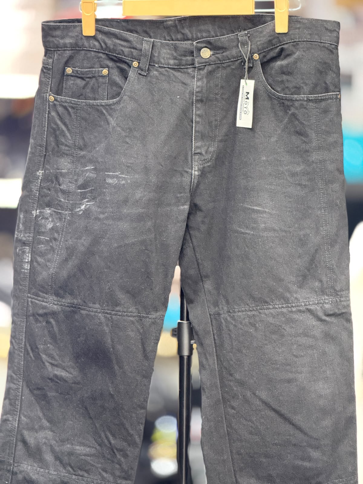 RACE RIDING DENIM RIDING PANT WITH LEVEL 2 PROTECTION SIZE 38 WAIST - Image 2