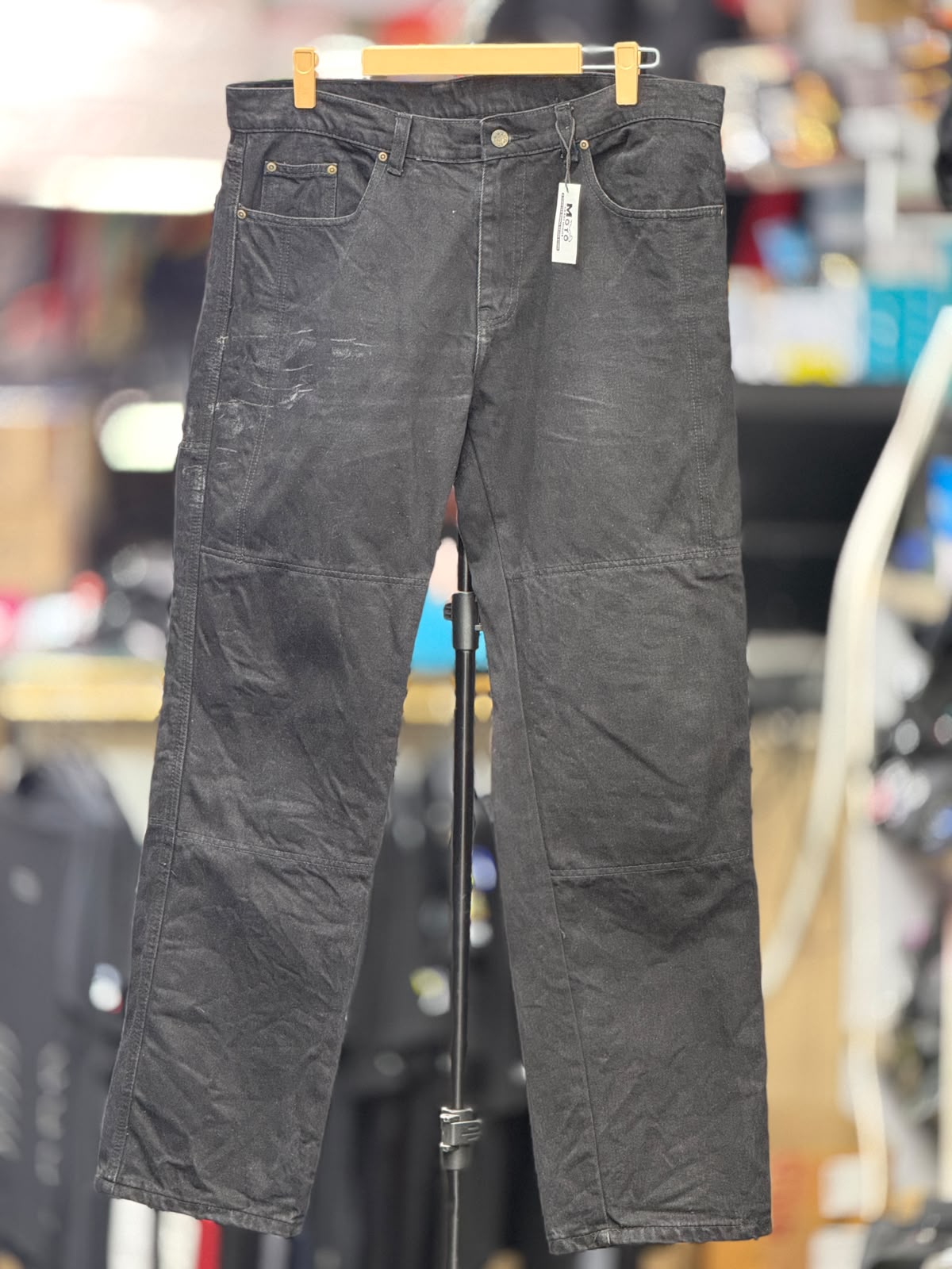 RACE RIDING DENIM RIDING PANT WITH LEVEL 2 PROTECTION SIZE 38 WAIST