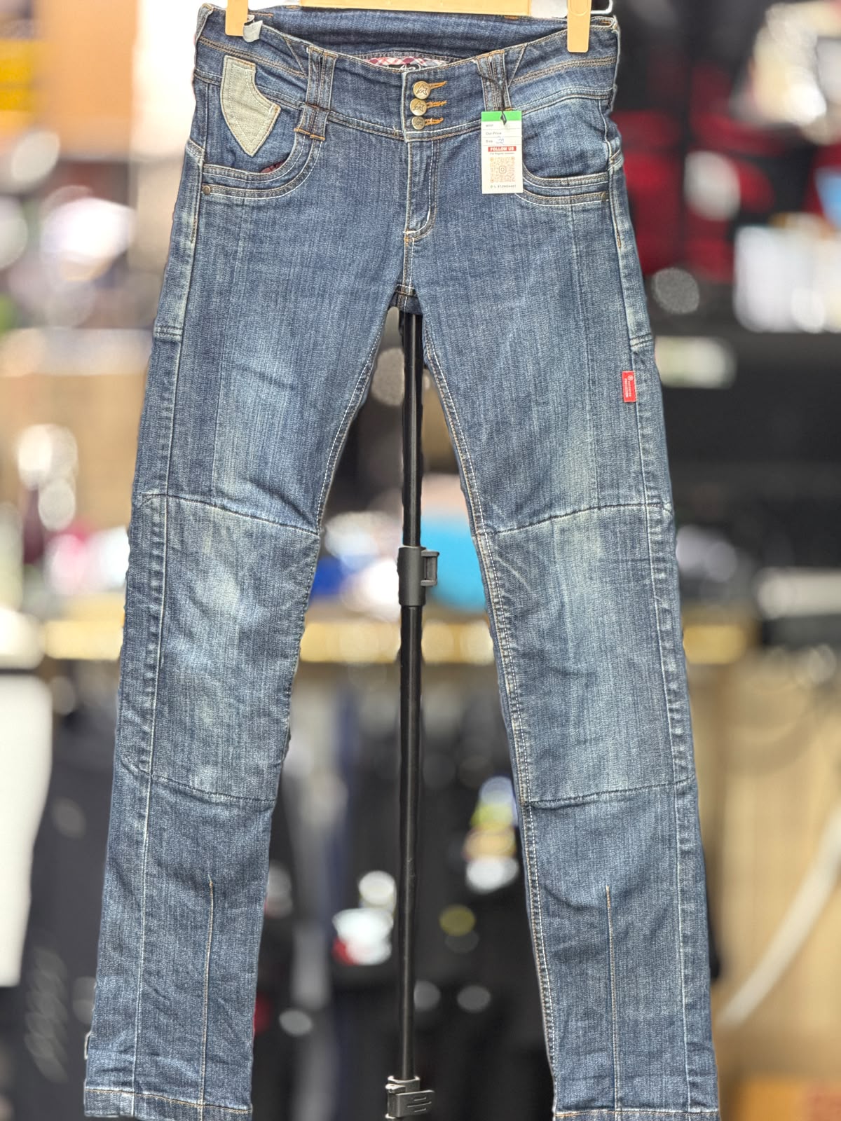 RIDING DENIM RIDING PANT WITH LEVEL 2 PROTECTION SIZE 32 WAIST