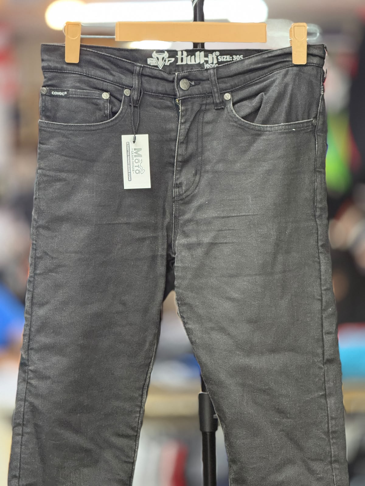BULL IT RIDING DENIM RIDING PANT WITH LEVEL 2 PROTECTION SIZE 30 WAIST - Image 2