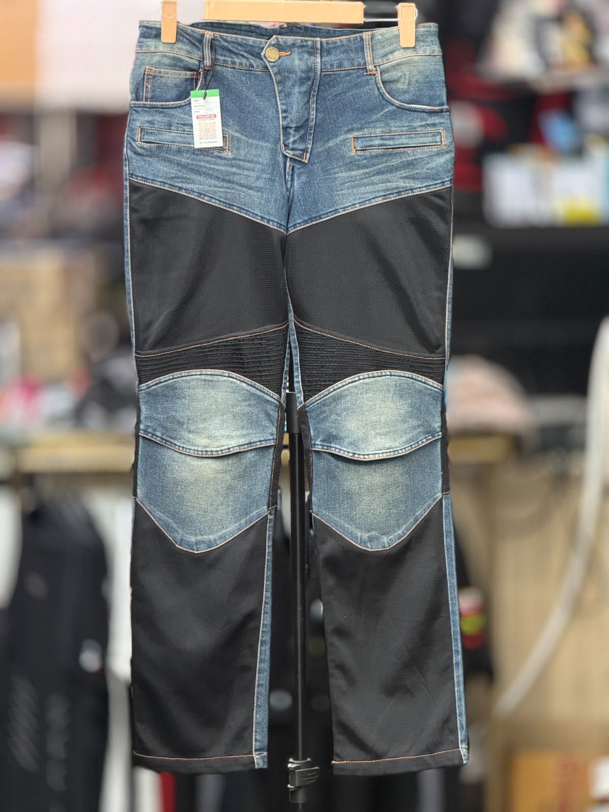 RIDING DENIM RIDING PANT WITH LEVEL 2 PROTECTION SIZE 30 WAIST