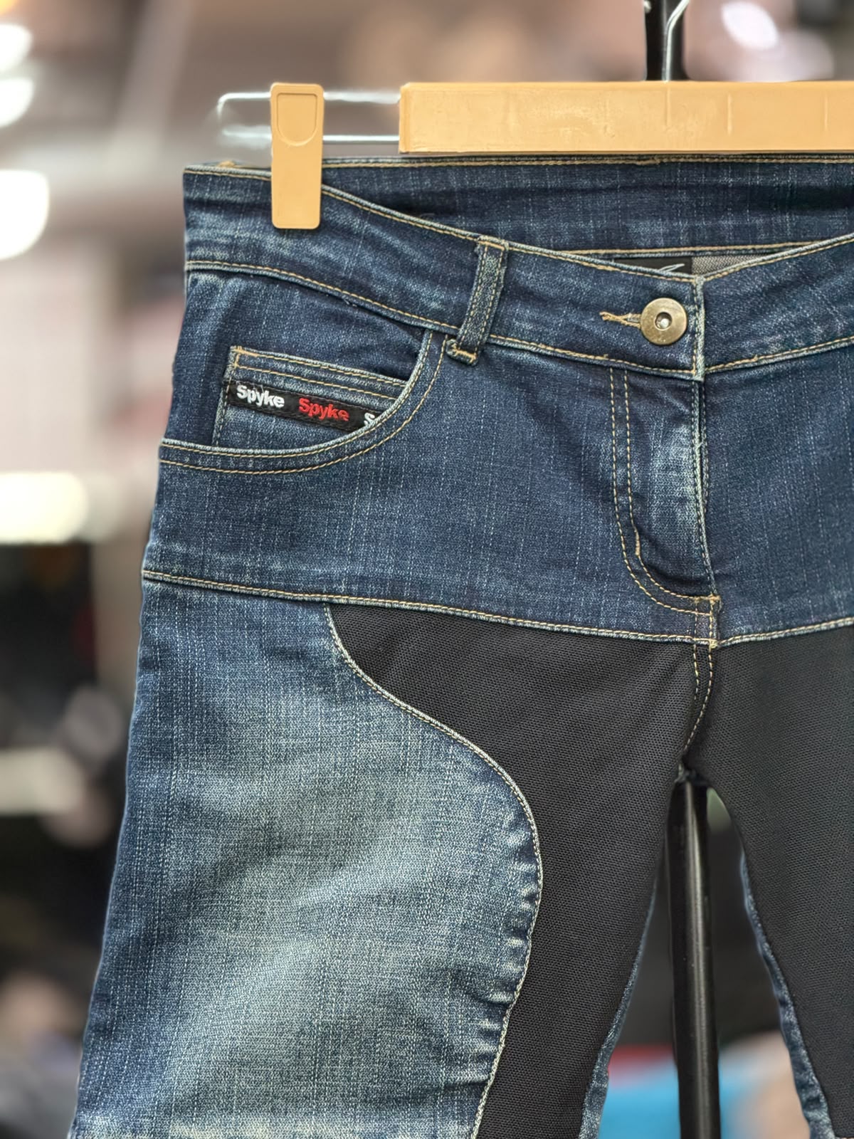 SPYKE RIDING DENIM RIDING PANT WITH LEVEL 2 PROTECTION SIZE 30 WAIST - Image 3