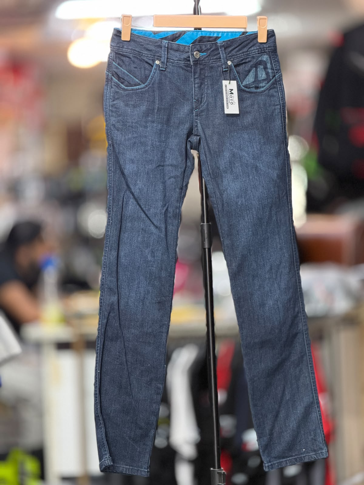 IXON RIDING DENIM PANT WITH LEVEL 2 PROTECTION SIZE 28 WAIST