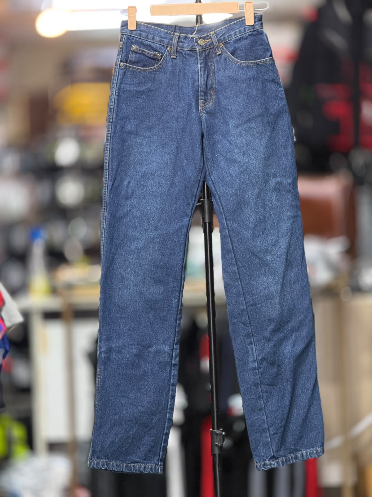 HOOD RIDING DENIM PANT WITH LEVEL 2 PROTECTION SIZE 26 WAIST
