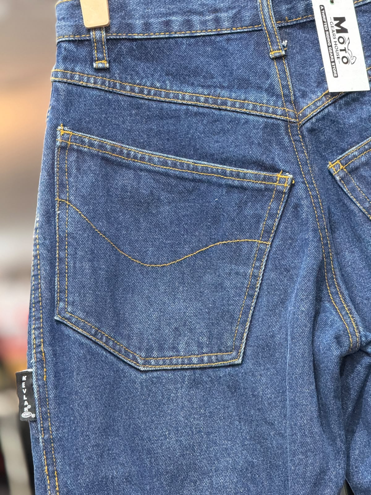HOOD RIDING DENIM PANT WITH LEVEL 2 PROTECTION SIZE 26 WAIST - Image 5
