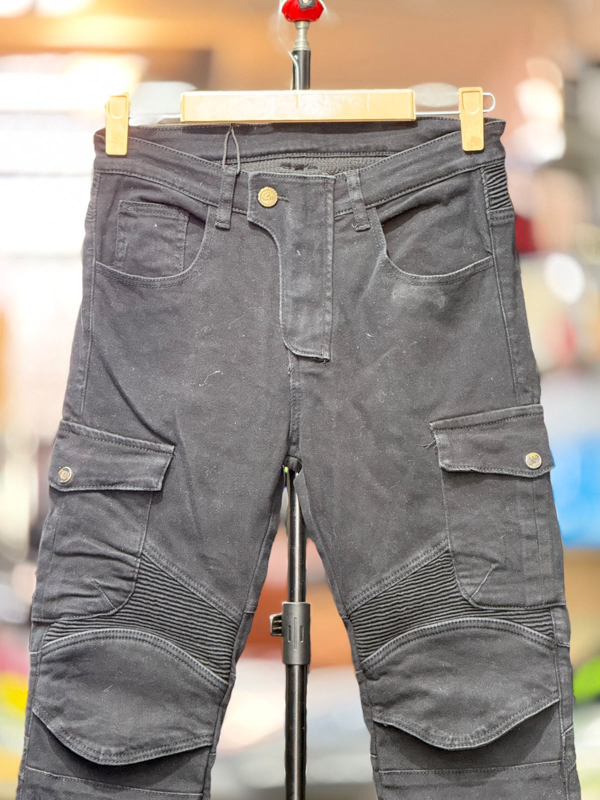 COOL RIDING DENIM PANT WITH LEVEL 2 PROTECTION SIZE 28 WAIST - Image 2