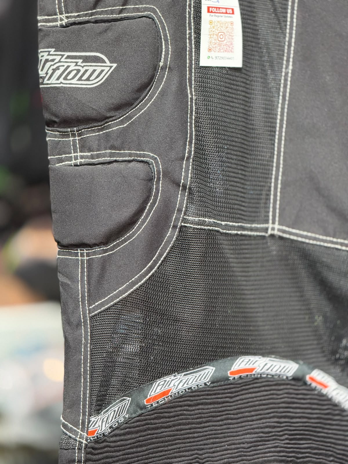 FLOW MESH RIDING PANT WITH LEVEL 2 PROTECTION SIZE 36 WAIST - Image 4