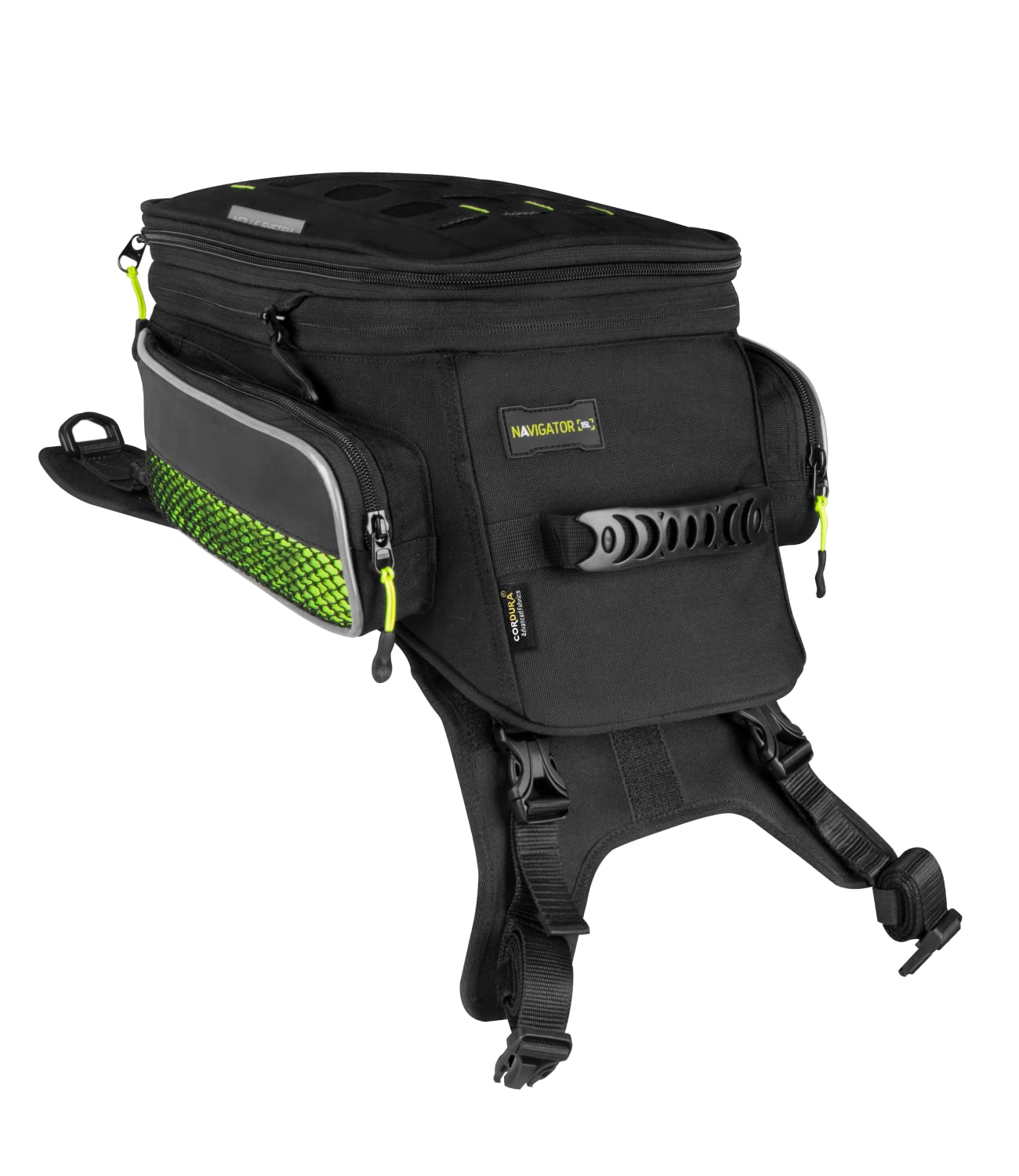 Rynox Polyester Navigator Tank Bag 15L - Motorcycle Tank Bag