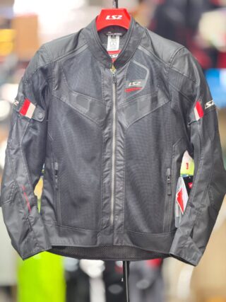 LS2 Garda Air Man Jacket Black Red