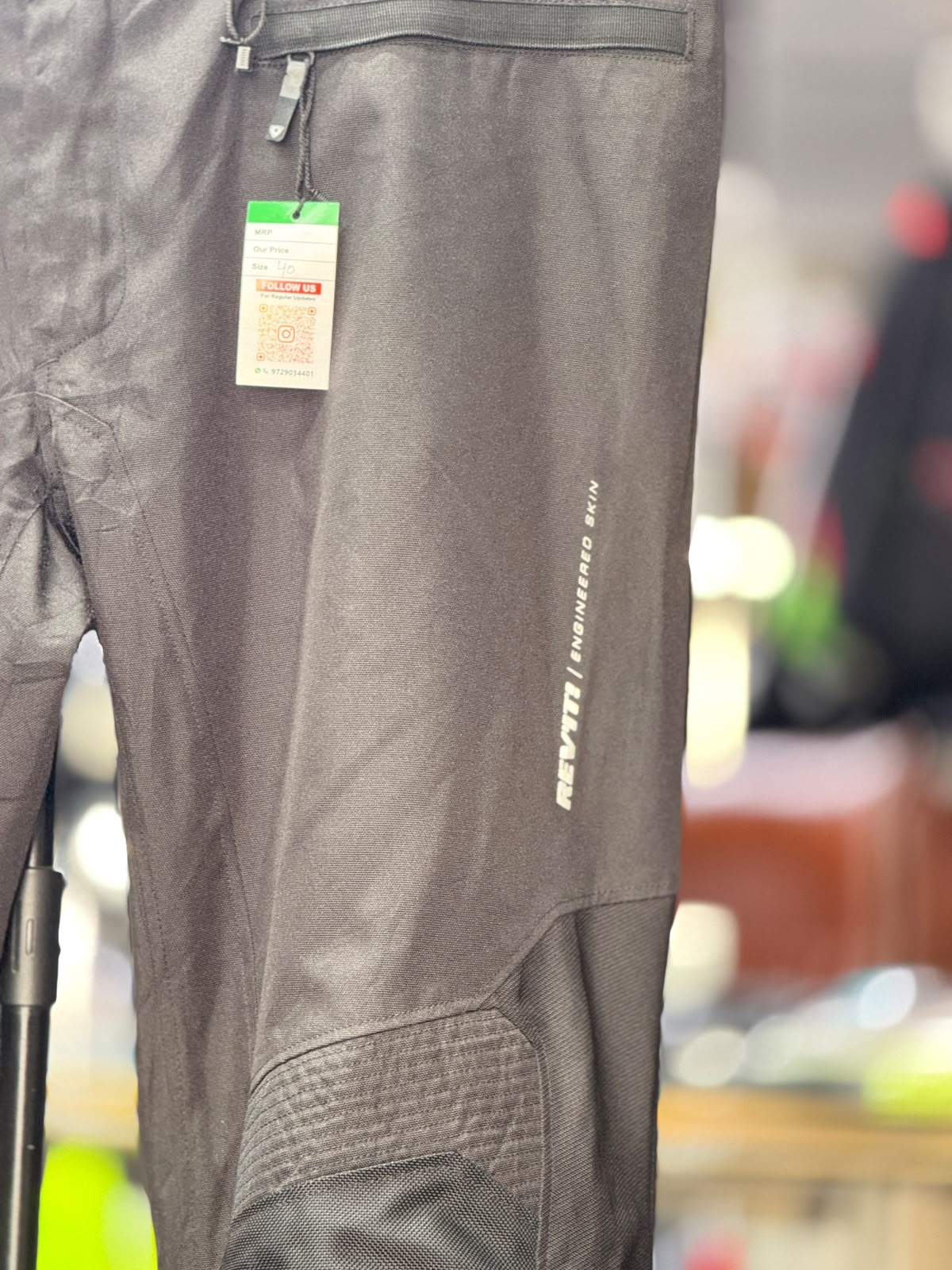 REVIT TOURING RIDING PANT WITH LEVEL 2 PROTECTION SIZE 40 WAIST - Image 5