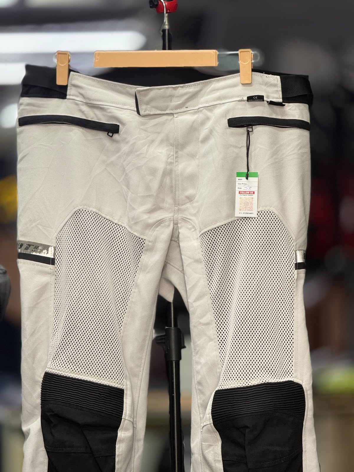 REVIT TOURING RIDING PANT WITH LEVEL 2 PROTECTION SIZE 38 WAIST - Image 2