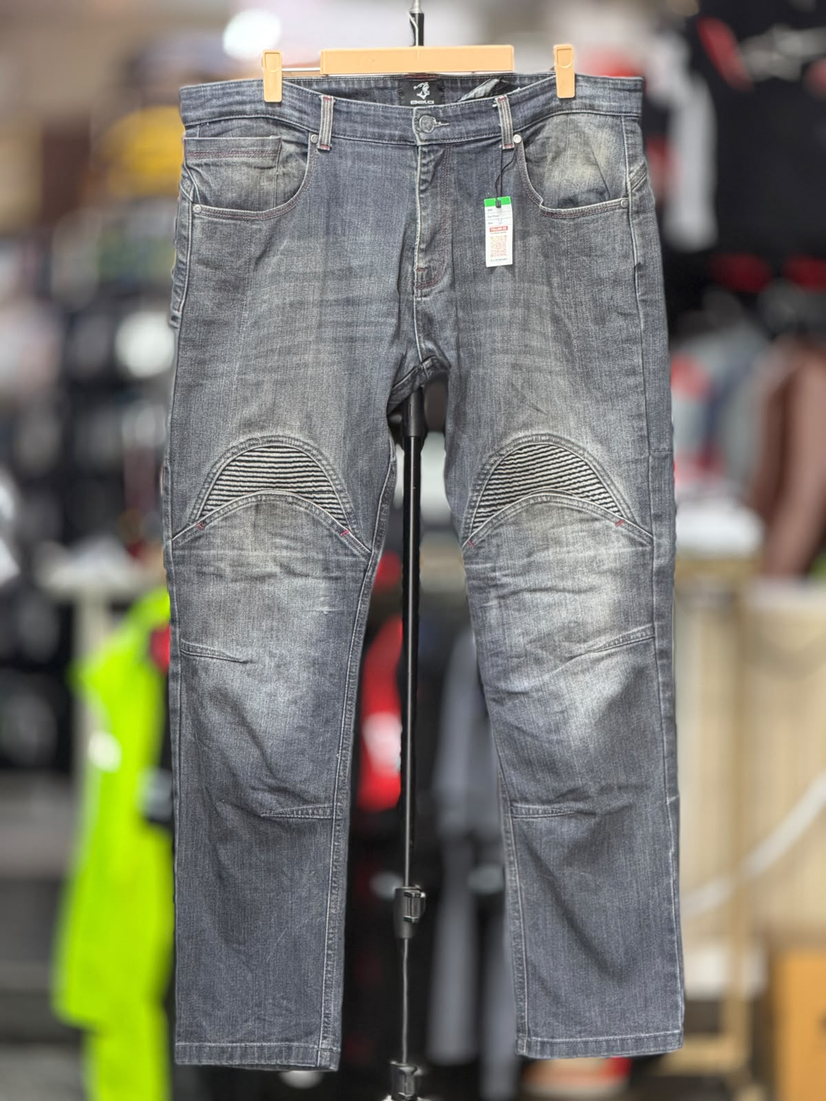 BELD DENIM RIDING PANT WITH LEVEL 2 PROTECTION SIZE 42 WAIST